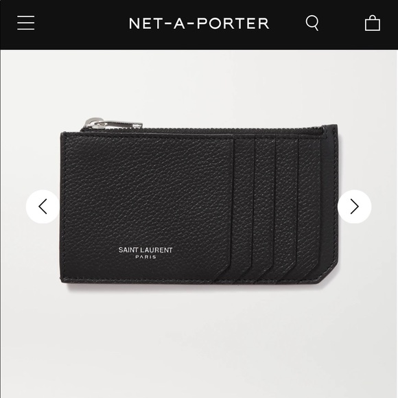 YSL Saint Laurent Fragment wallet in black - Picture 2 of 9
